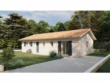 terrain avec maison neuve à vendre