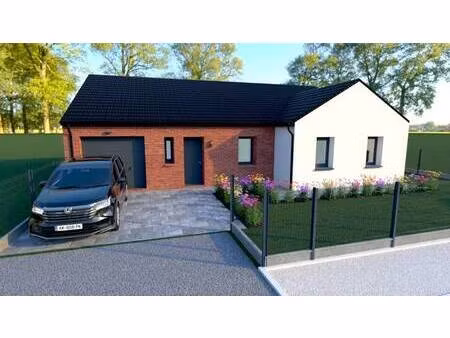 terrain avec maison neuve à vendre