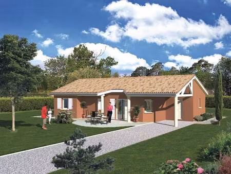 terrain avec maison neuve à vendre
