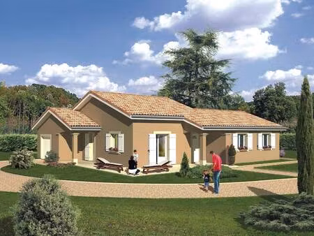 terrain avec maison neuve à vendre