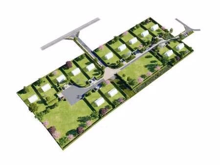 terrain constructible viabilisé à vendre
