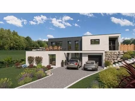 terrain avec maison neuve à vendre