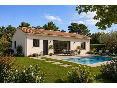 terrain avec maison neuve à vendre