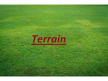 terrain constructible à vendre