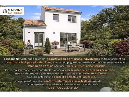 terrain avec maison neuve à vendre