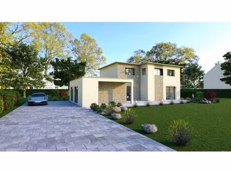 terrain avec maison neuve à vendre