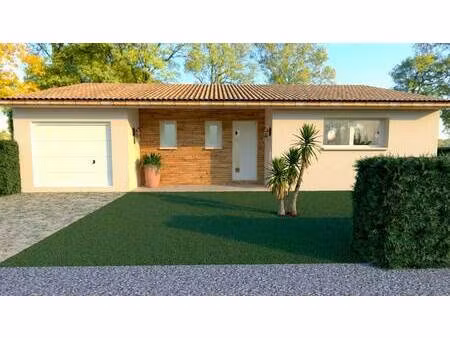 terrain avec maison neuve à vendre