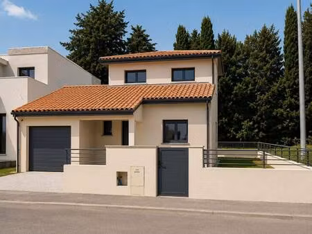 terrain avec maison neuve à vendre