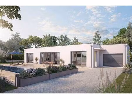 terrain avec maison neuve à vendre