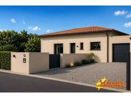 terrain avec maison neuve à vendre