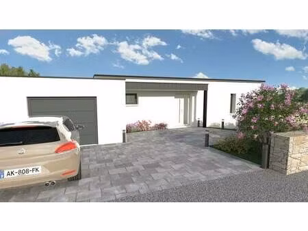 terrain avec maison neuve à vendre