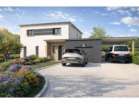 terrain avec maison neuve à vendre