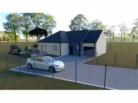terrain avec maison neuve à vendre