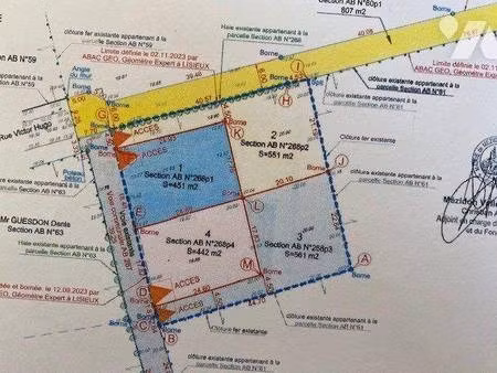 terrain constructible viabilisé à vendre