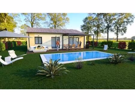 terrain avec maison neuve à vendre