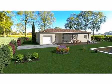 terrain avec maison neuve à vendre