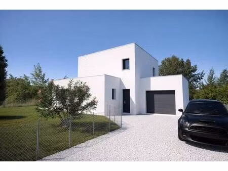 terrain avec maison neuve à vendre