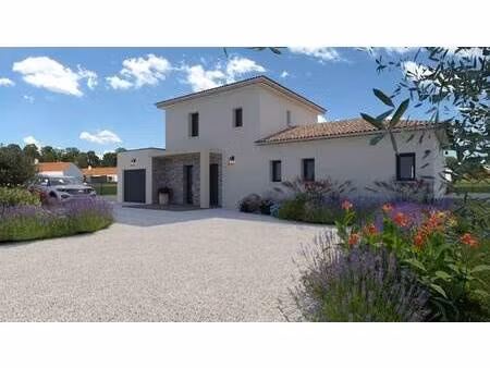 terrain avec maison neuve à vendre