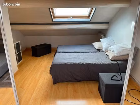 loft meublé 35 - 40 m2 - saint max bord de meurthe - 15 mn à pied place stanislas
