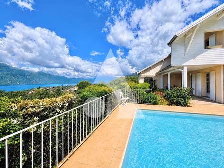 villa à brison saint innocent 8 pièce(s) 294 m2 - vue panoramique sur le lac du bourget et