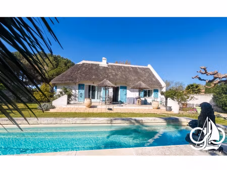 villa 'esprit cmargue' avec couloir de nage - 400m de la mer