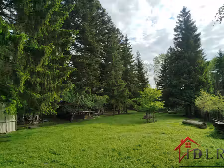 terrain de loisirs avec plan d'eau en pleine nature