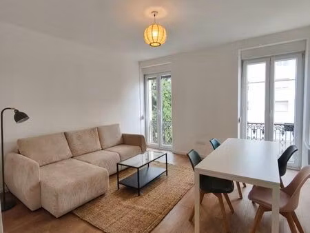 charmant f3 rénové meublé avec balcon à dornach