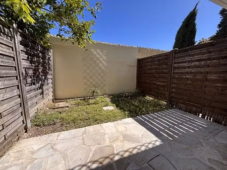 cagnes sur mer - lautin - 2 pieces rez de jardin - cave