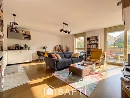 f3 avec terrasses et parking - juvisy côté seine (gare à 3 min)