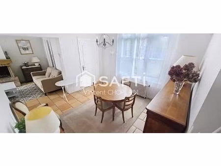 croix – maison de charme singulier avec jardin + atelier rare de 130 m²  métro
