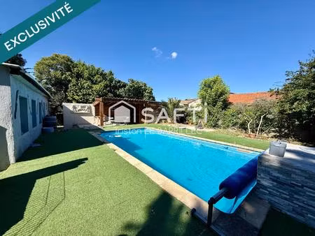 ensemble immobilier avec piscine et potentiel