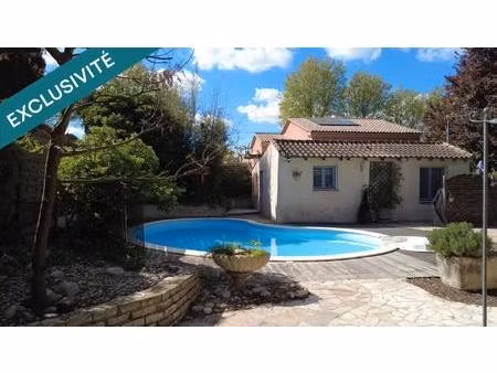 maison individuelle de plain-pied avec piscine et logement indépendant – villeneuve-la-com