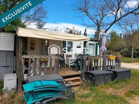 mobil-home 3 chambres à vendre – saint-andré-de-sangonis