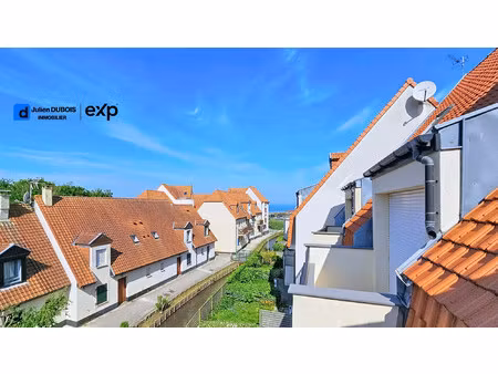 appartement 3 chambres  balcon vue mer  plage de wissant