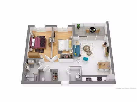 location appartement 3 pièces 66 m² à saint-pierre-d'oléron (17310)  818 €