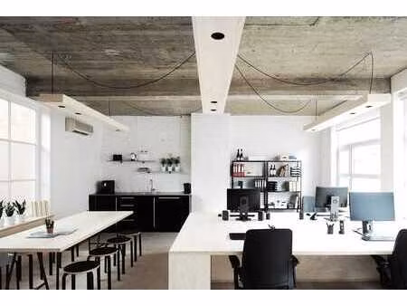 industrieel kantoor in coworking setting