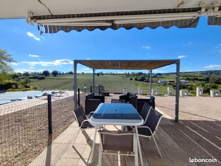 maison avec très grand terrain  hors lotissement