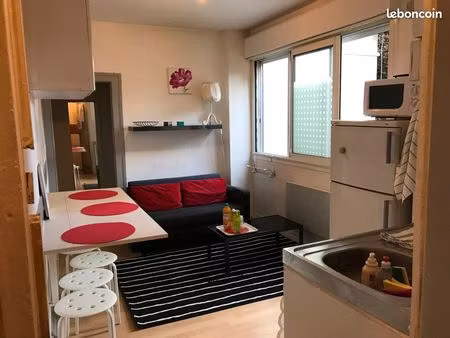 appartement t1  21m2   à louer à l’année  100 m de la plage principale arcachon