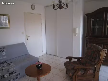 appartement t1 meuble 30 m2+parking