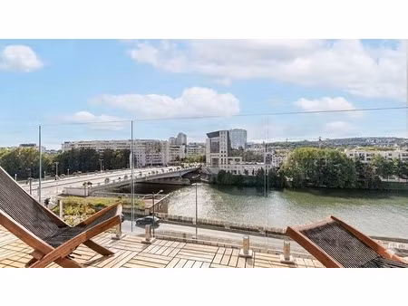 **superbe 4 pièces terrasse - livré - vue seine - dernier lot **