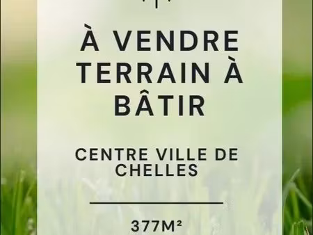 terrain à bâtir – chelles centre-ville