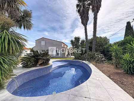 villa villeneuve la riviere 5 pièces 158 m2 avec piscine sur parcelle de 1022m2