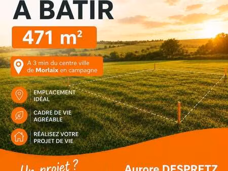 vente terrain à morlaix (29600) : à vendre / 471m² morlaix