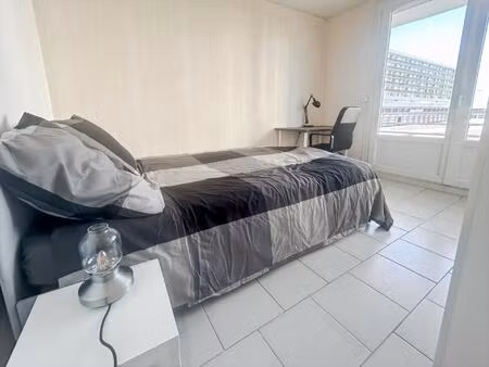 chambre en colocation meublée – tours centre - boulevard richard wagner