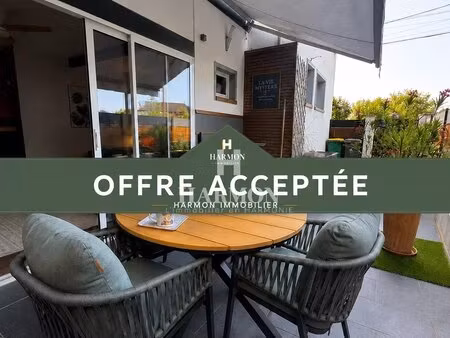 harmon à vendre puyoô : maison de ville entièrement équipée avec garage et terrasse plein 