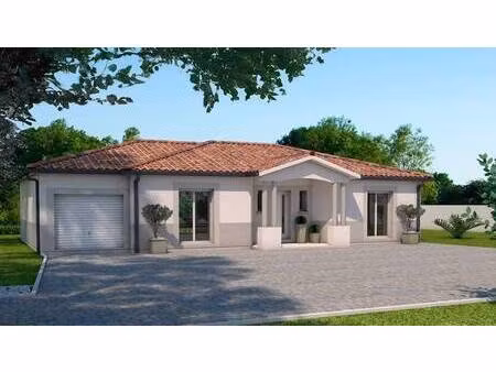 terrain avec maison neuve à vendre