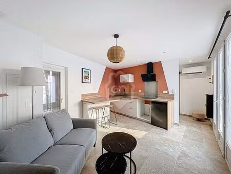 appartement t2 meublé en rdc - balcon
