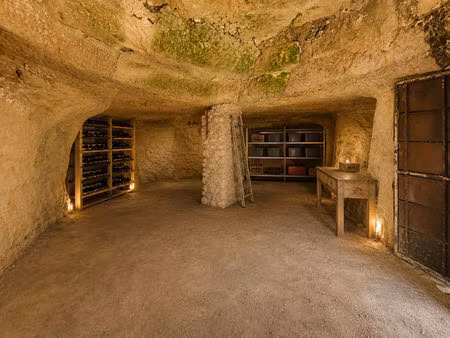 ensemble de 2 caves à larcay  proche bourg
