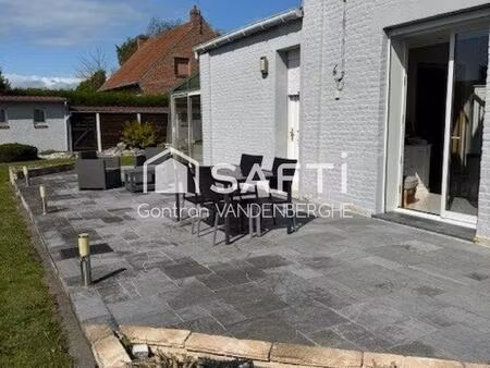 maison individuelle 4 ch + studio indépendant à aire-sur-la-lys