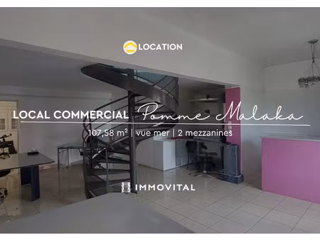 à louer local professionnel / commercial 107 58 m2 damencour